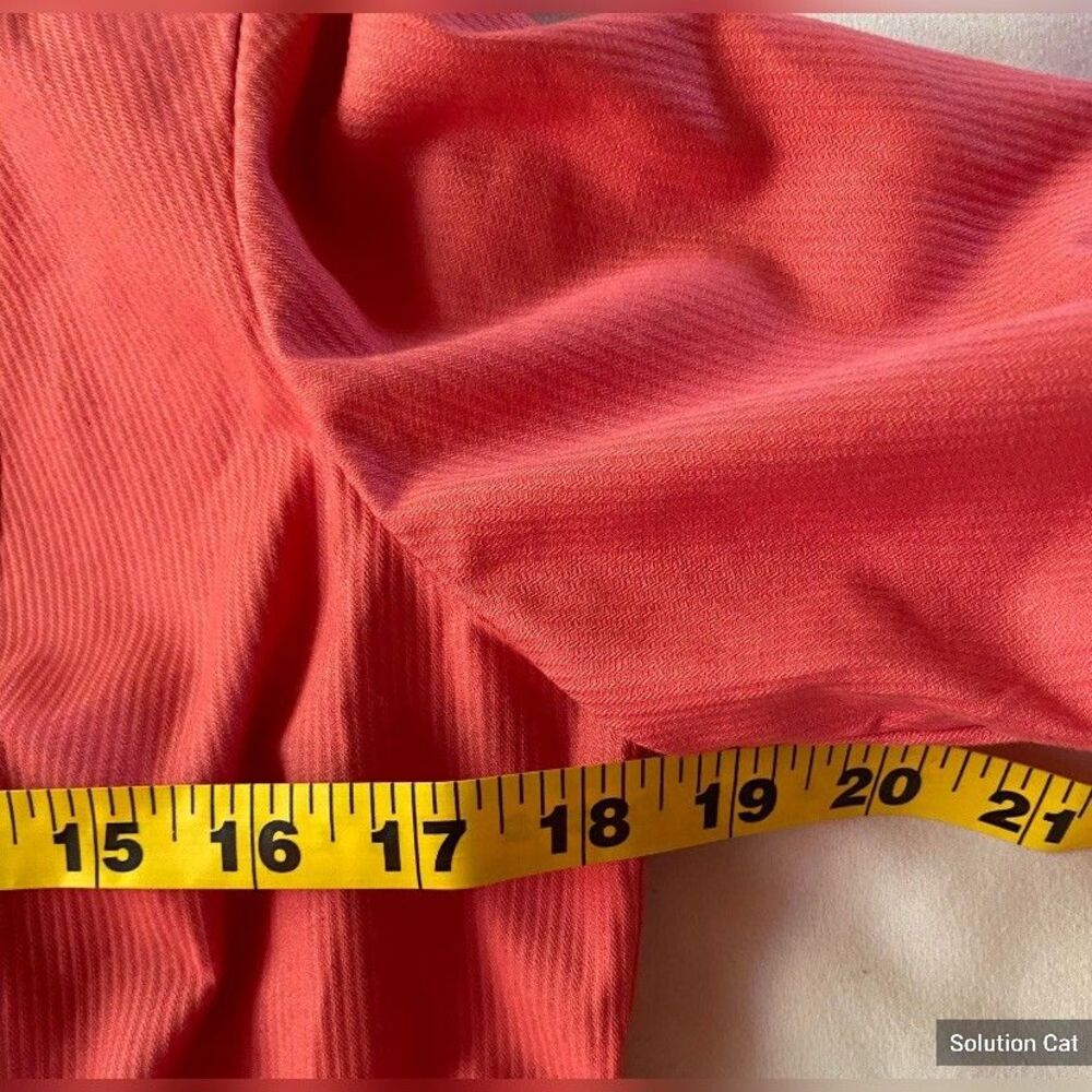 Bandolino Jacket Women’s 8 Orange Corduroy Cotton Short Preppy - Picture 5 of 7